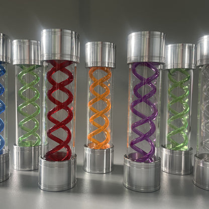Test tube gene bottle model toy biochemical crisis bottle protective umbrella inhibitor figurine