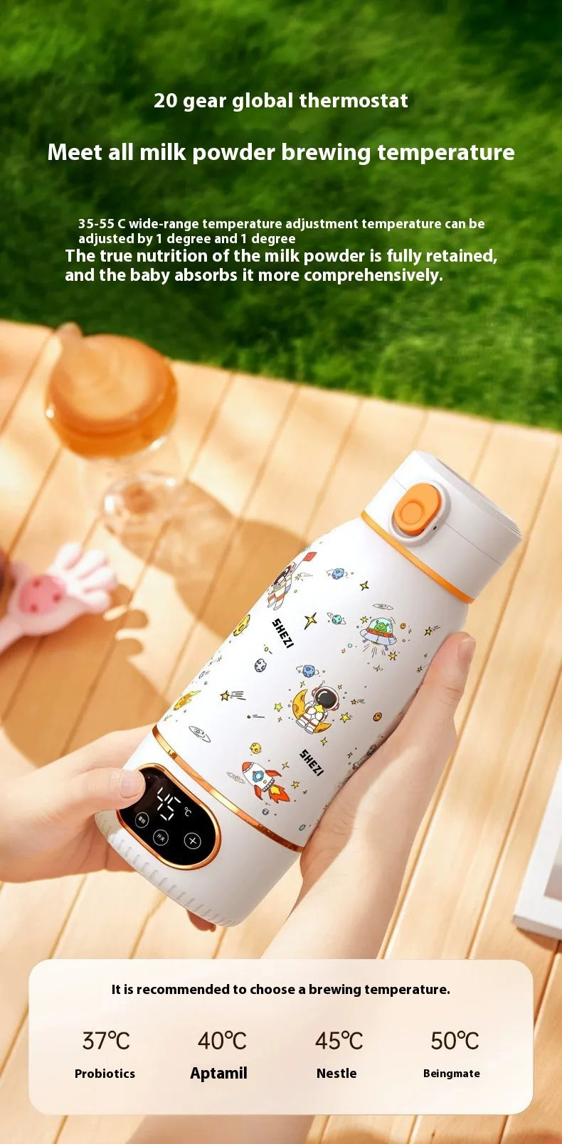 Temperature Water Cup Wireless Portable